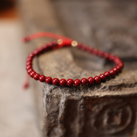 Red String-Natural Purple Gold Sand