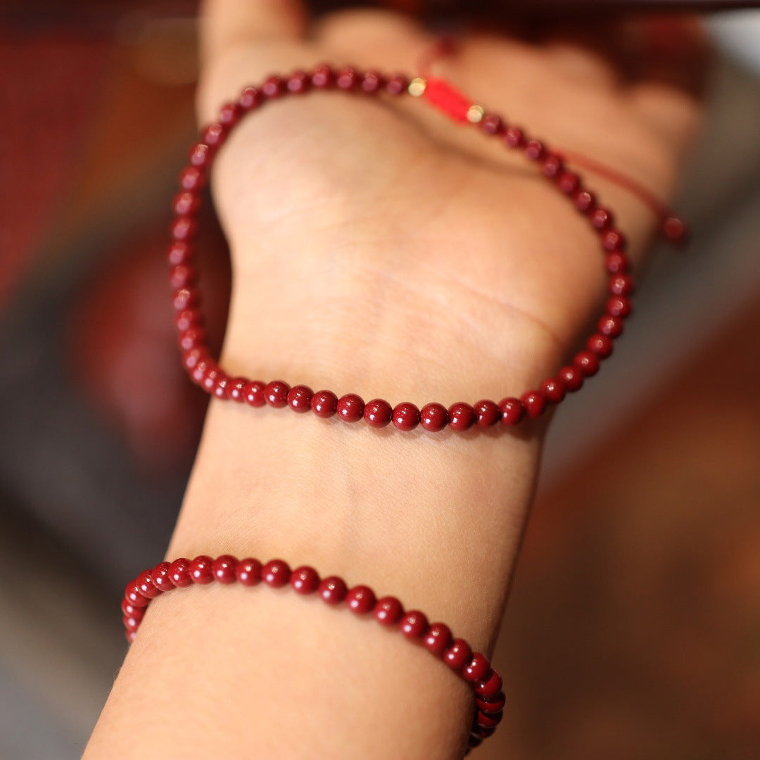 Red String-Natural Purple Gold Sand