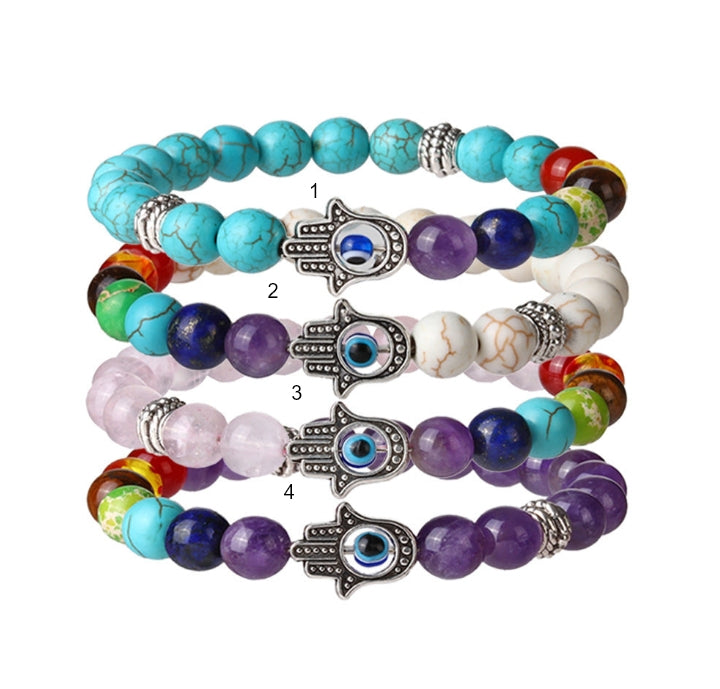 Evil Eye-Fatima Palm Eye Bracelet