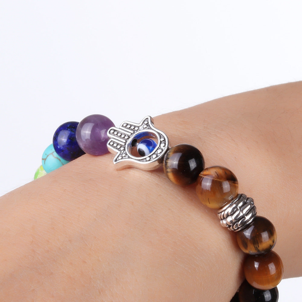 Evil Eye-Fatima Palm Eye Bracelet