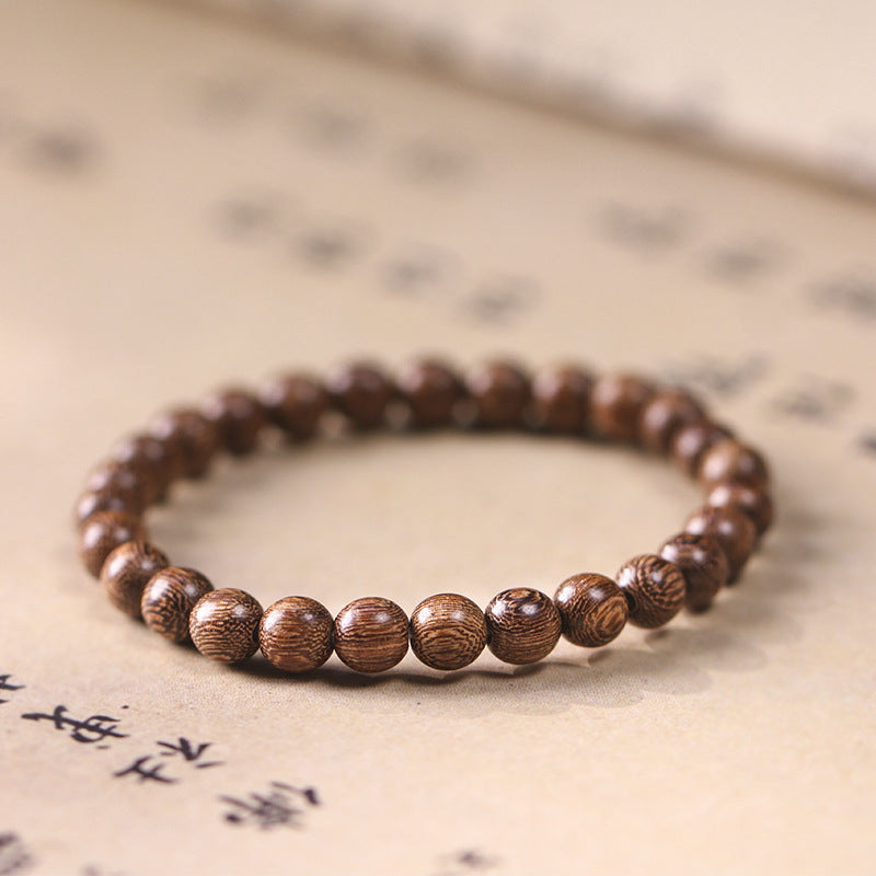 Feng Shui-Buddha beads and rosewood hand-woven