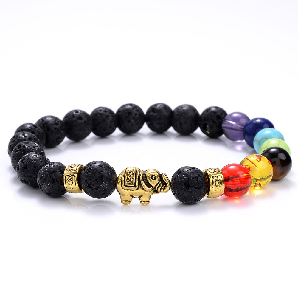 7 Chakra Jewelry-Natural Agate Beads Jewelry