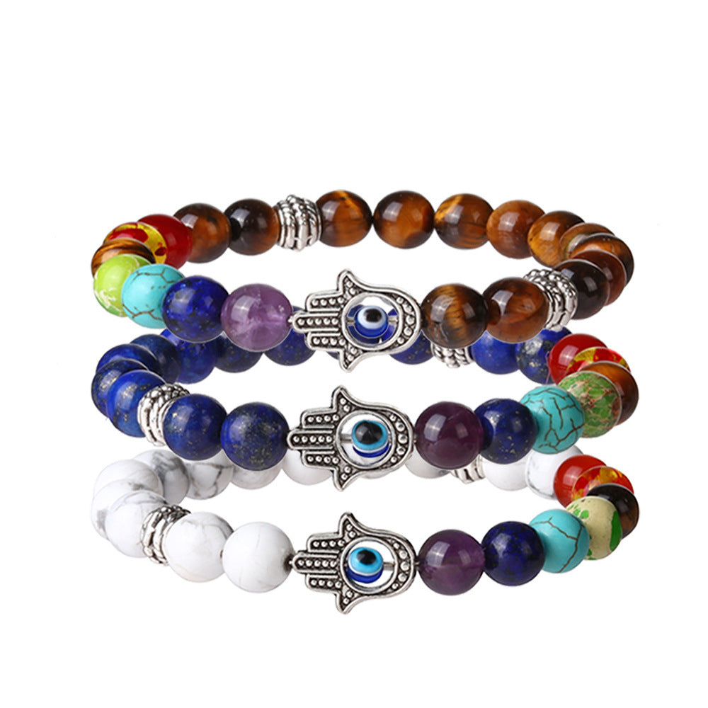 Evil Eye-Fatima Palm Eye Bracelet