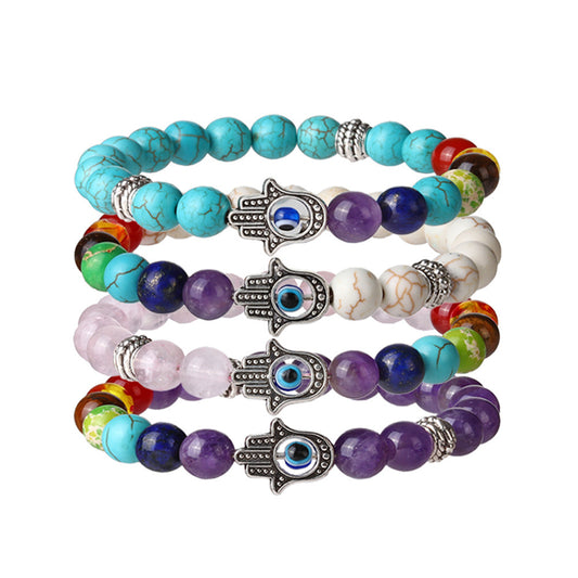 Evil Eye-Fatima Palm Eye Bracelet